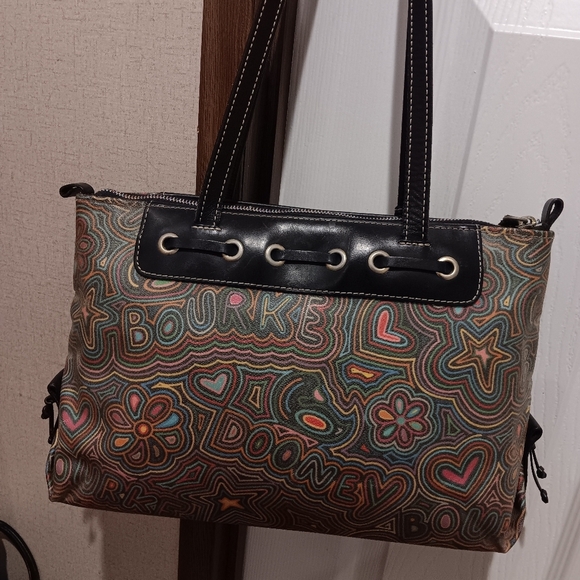 Vintage Y2K Dooney & Bourke Rainbow Graffiti - Picture 5 of 6